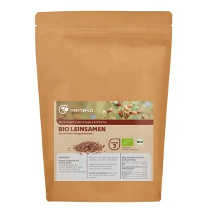 BIO Leinsamen, ganz 500 g