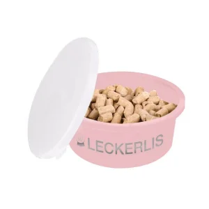 Waldhausen Leckerlieimer m. Deckel - Rosa - 2 L